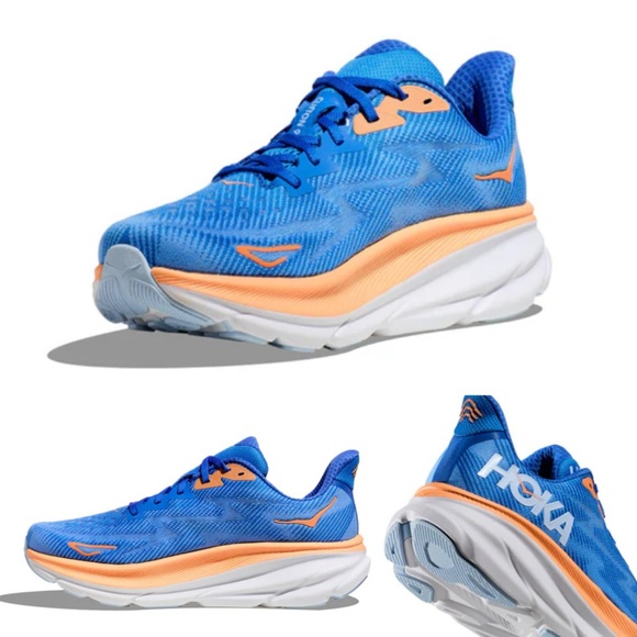 Hoka Mens Clifton 9 Running Shoe Sneaker Blue New Size 10 Blue - Picture 11 of 11